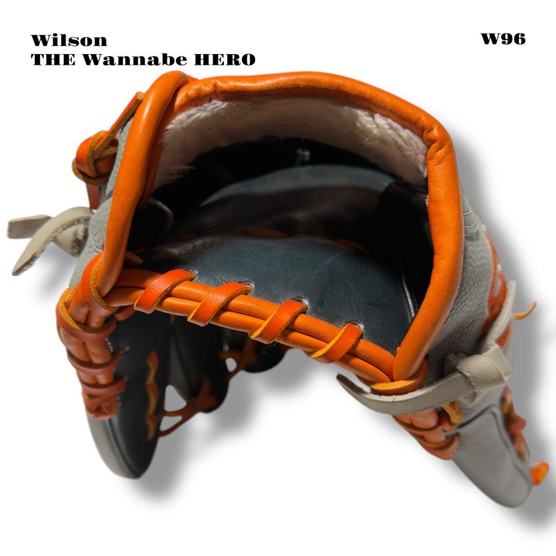 希少品！ Wilson ウィルソン ワナビー 軟式野球 内野手 グローブ グラブ
