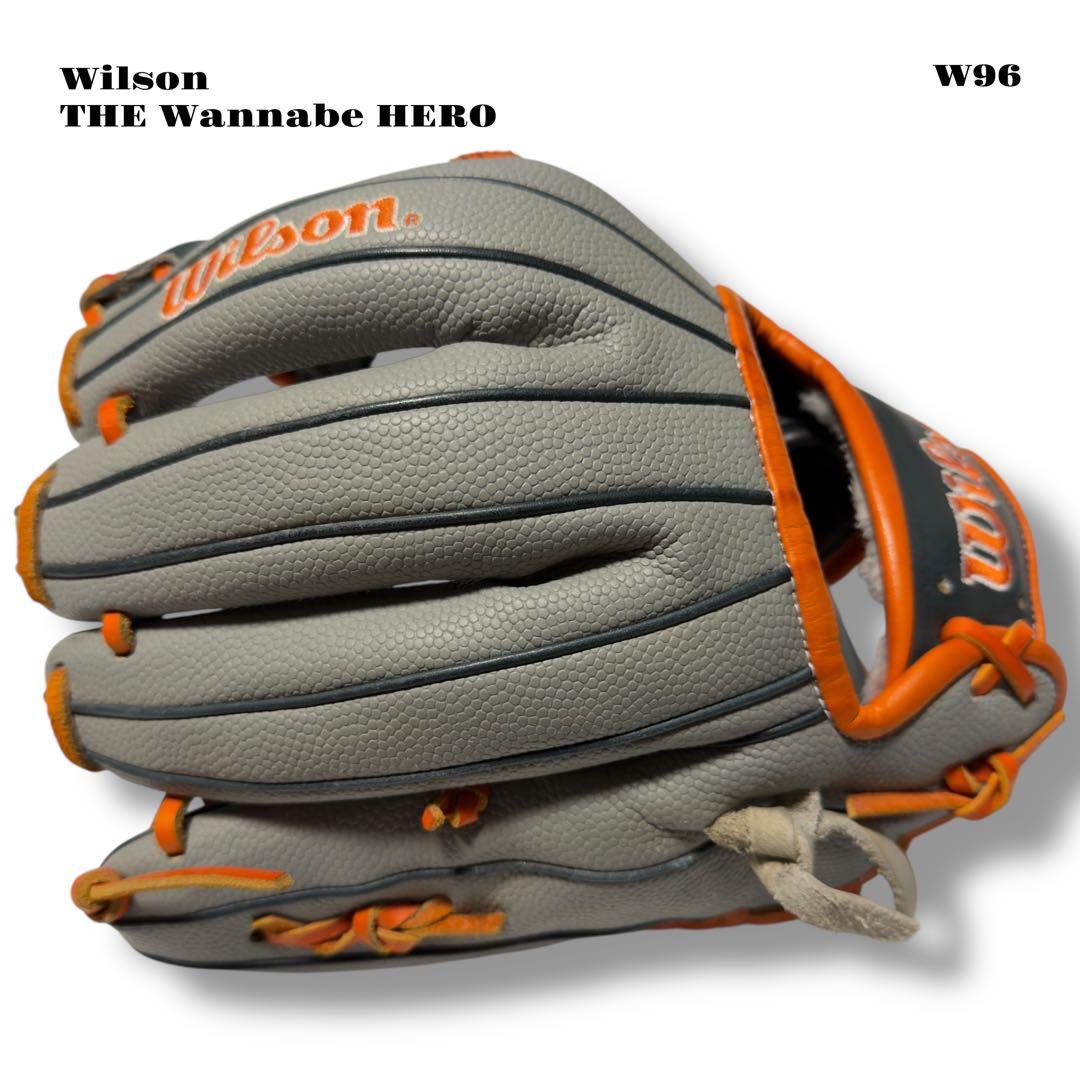 希少品！ Wilson ウィルソン ワナビー 軟式野球 内野手 グローブ グラブ