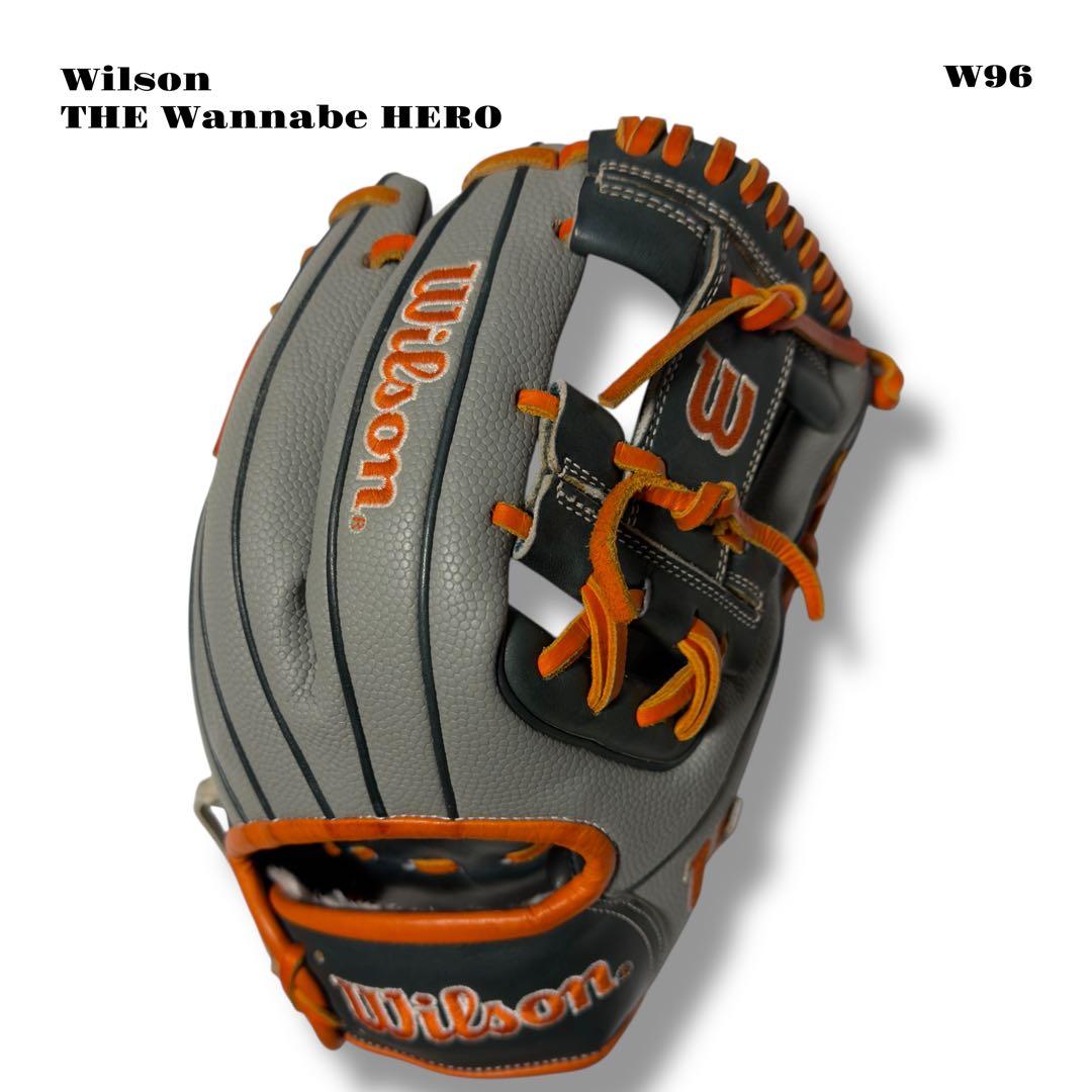 希少品！ Wilson ウィルソン ワナビー 軟式野球 内野手 グローブ グラブ