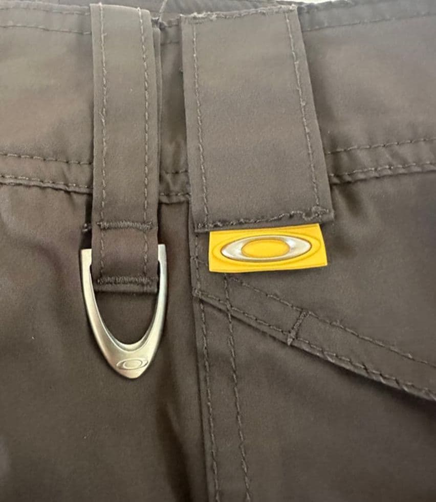 赤タグ OAKLEY ナイロンパンツ スキーパンツ XL