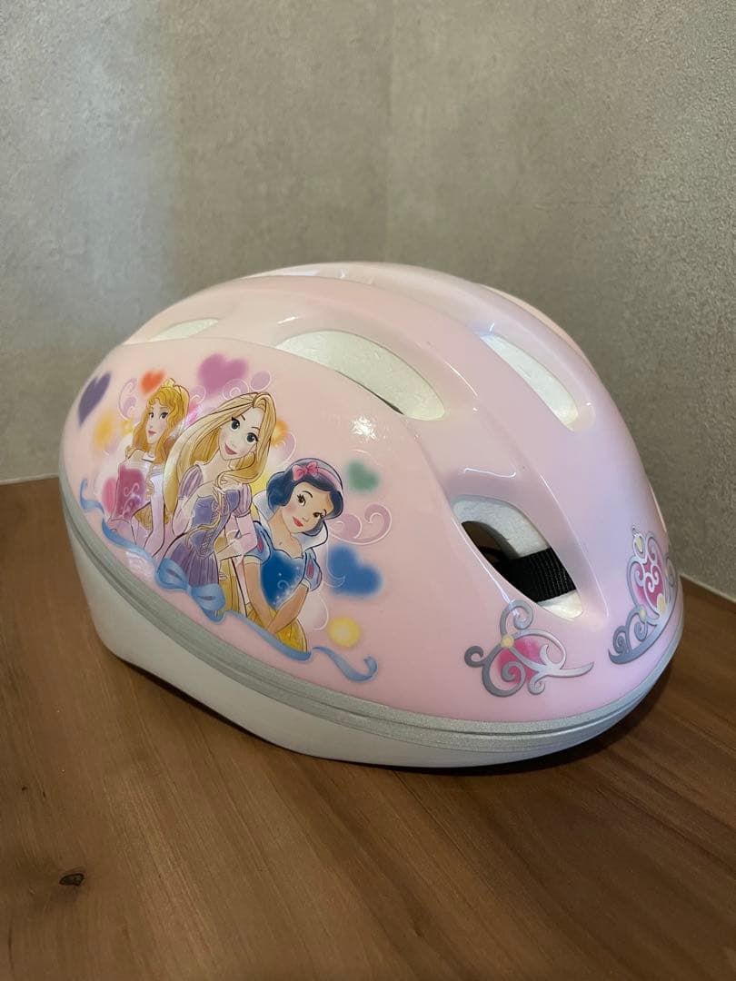 【直接引渡】ラプンツェル 幼児用自転車 16インチ プリンセスヘルメット付