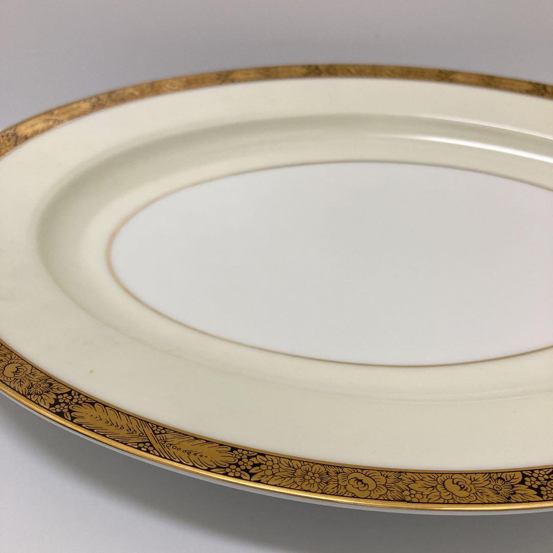 【美品】ノリタケ オーバル皿　大皿 GOLDKIN 廃盤品　5675