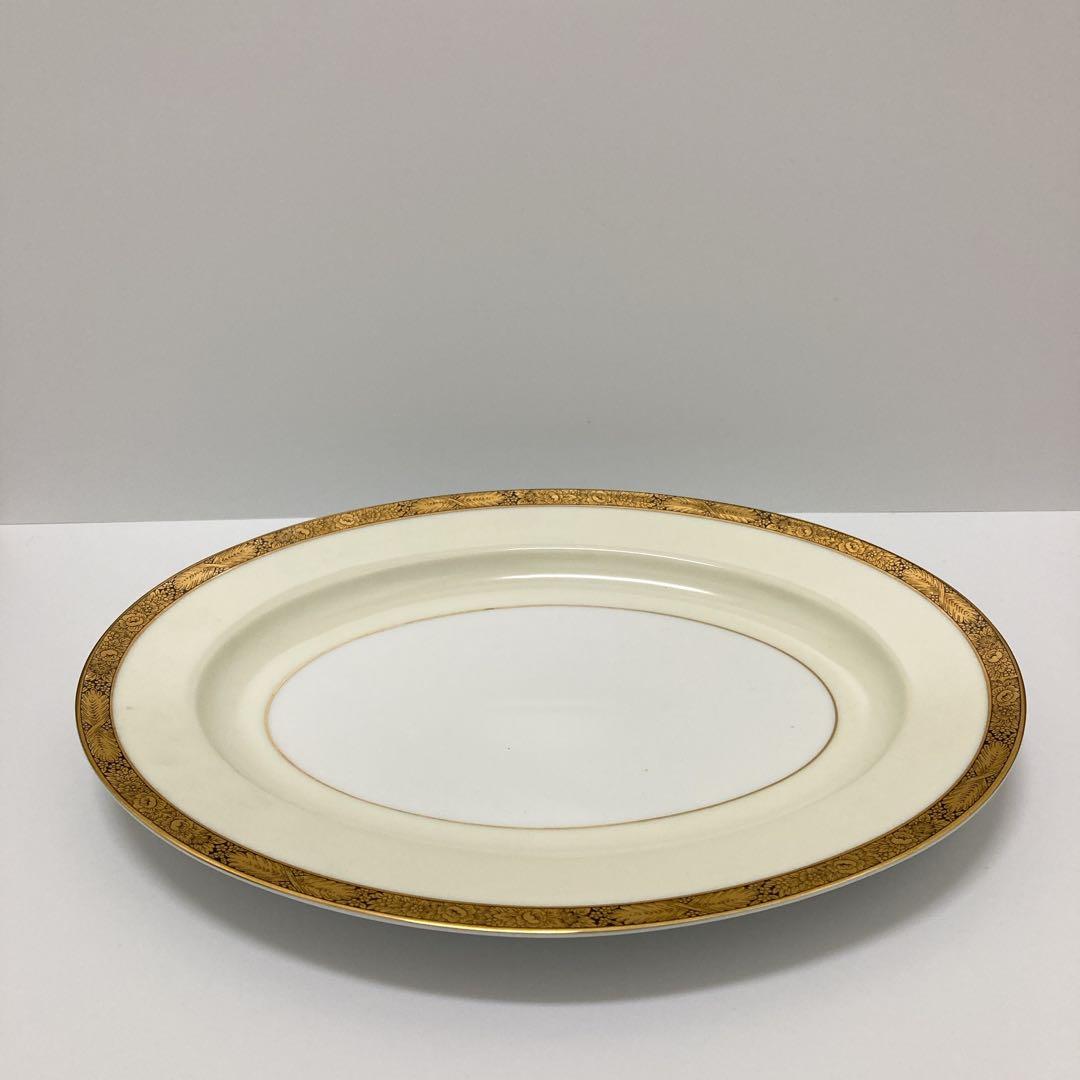 【美品】ノリタケ オーバル皿　大皿 GOLDKIN 廃盤品　5675