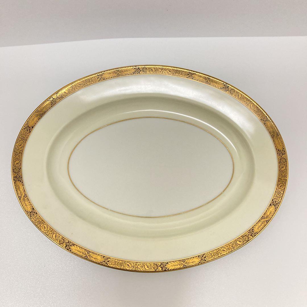 【美品】ノリタケ オーバル皿　大皿 GOLDKIN 廃盤品　5675