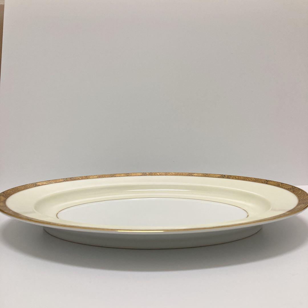 【美品】ノリタケ オーバル皿　大皿 GOLDKIN 廃盤品　5675