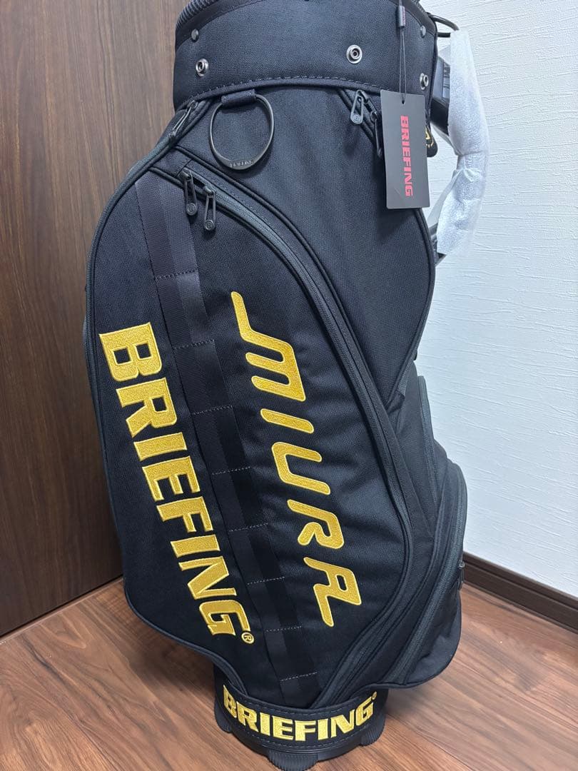 限定　新品　ブリーフィング　三浦技研　キャディバッグ　コラボ　ゴルフバッグ