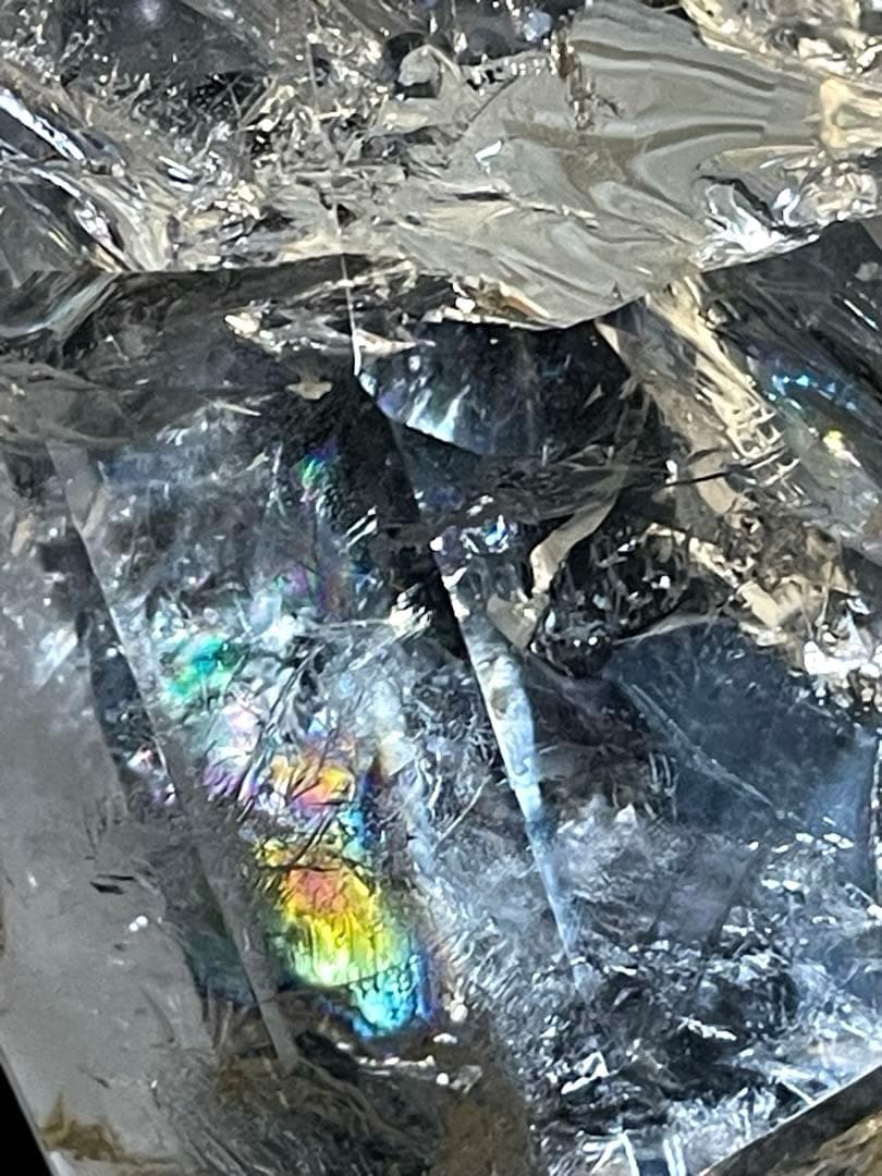 水晶♡ハート型(置物)珍しい綺麗なカットタイプ