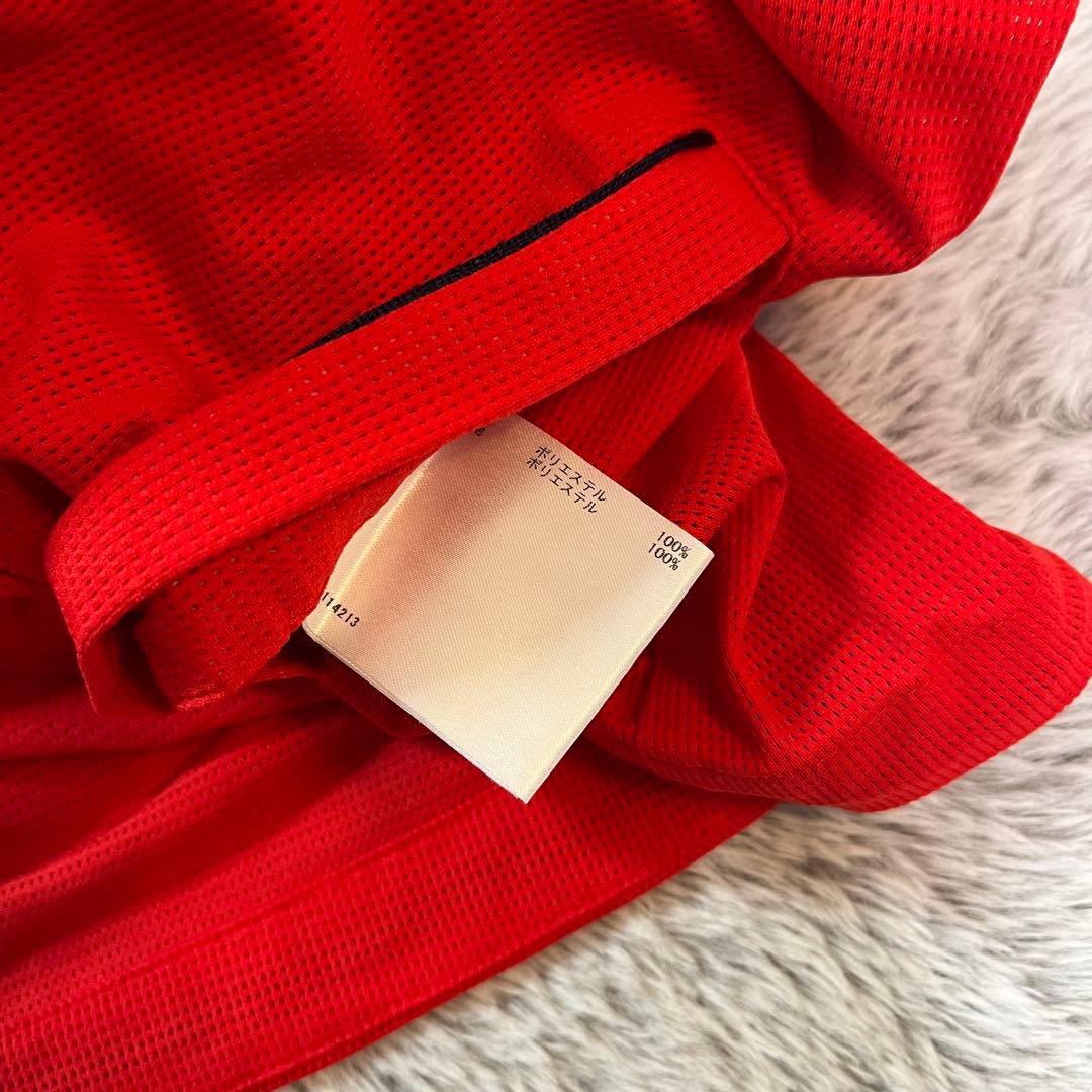 激レア マンシングウェア MUNSINGWEAR ベスト 赤 メッシュ ゴルフ