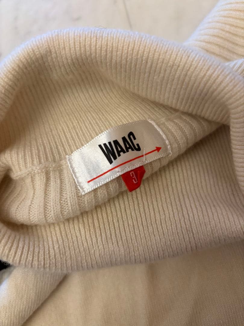WAAC ワック カシミヤ　タートル　ニット
