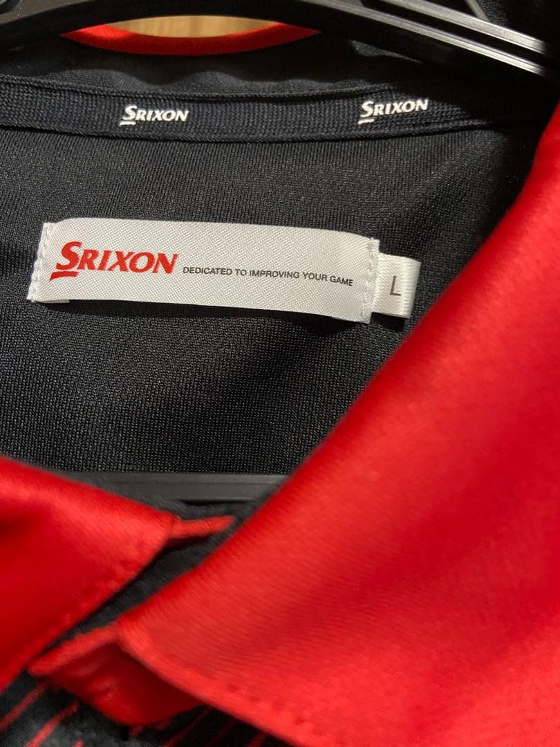 Srixon ポロシャツ 赤黒 メンズ　レクサス松山英樹デザイン