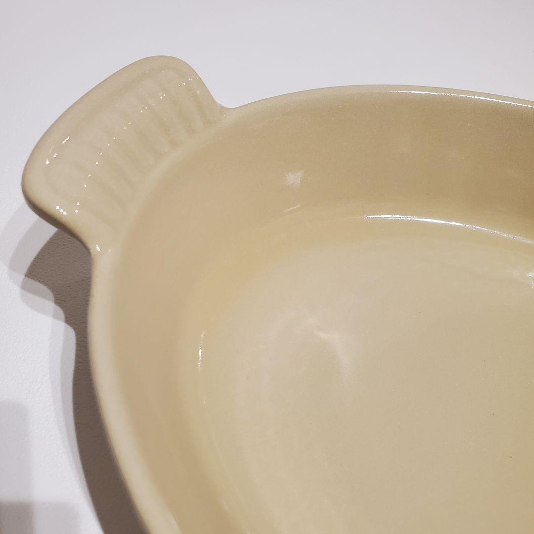 ルクルーゼ グラタン皿 鋳物 24cm 直火OK オーバル プレート 新品