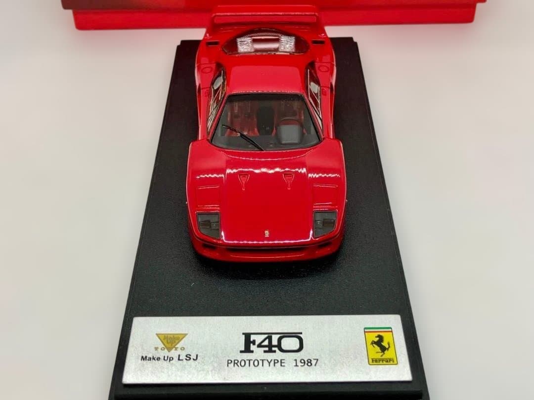 ★フェラーリ F40 プロトタイプ 1987★レッド★メイクアップ★1/43★