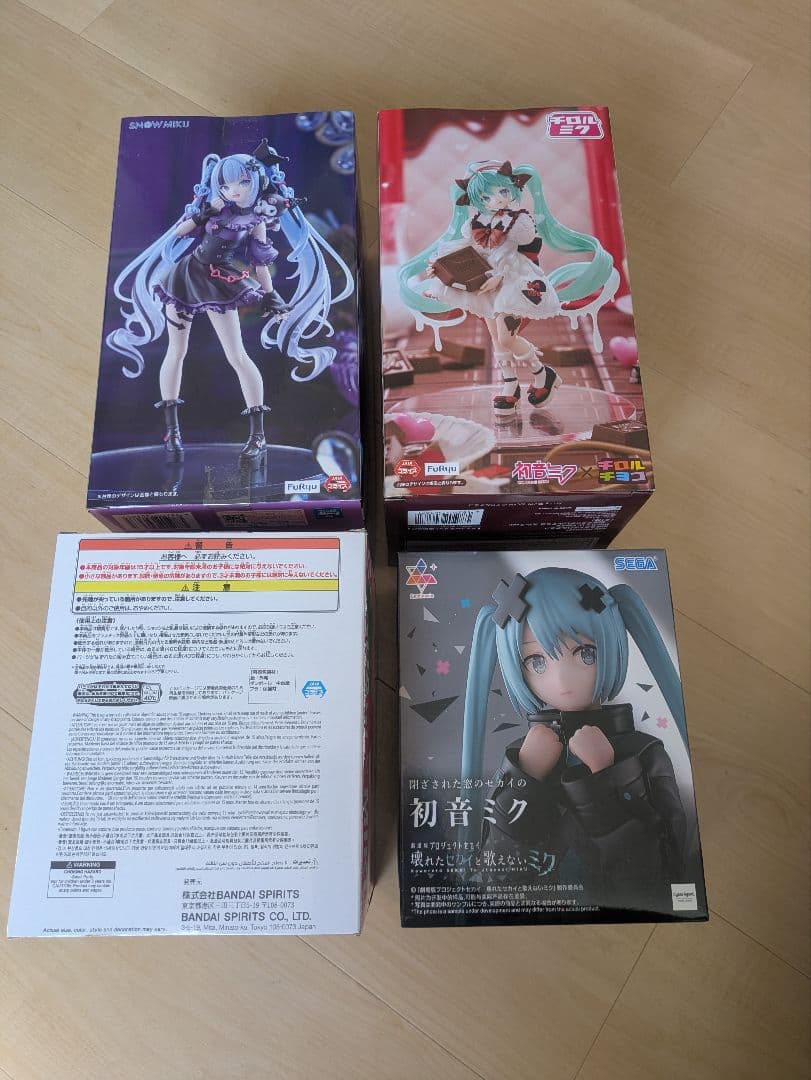 初音ミク フィギュア4体 まとめ売り