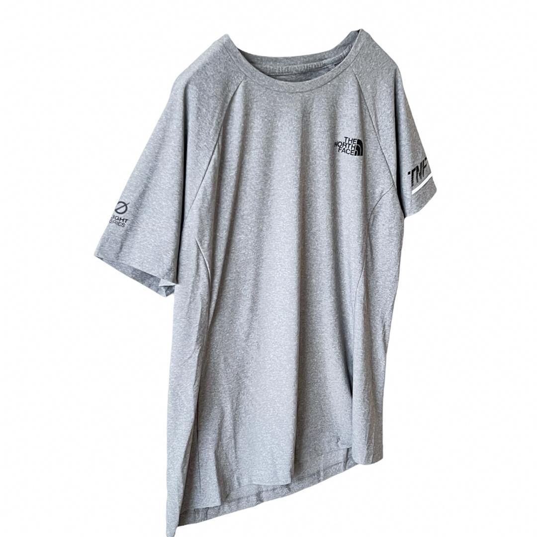 ⭐️爽やかスポーティ❗️ノースフェイスM レディースTシャツ半袖 グレー