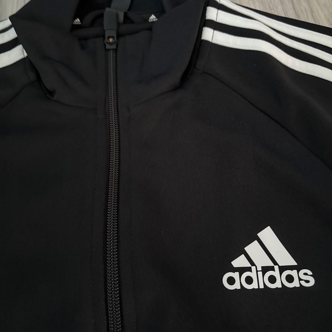 大幅値下げ　adidas ブラック ジャージ上下セット XL