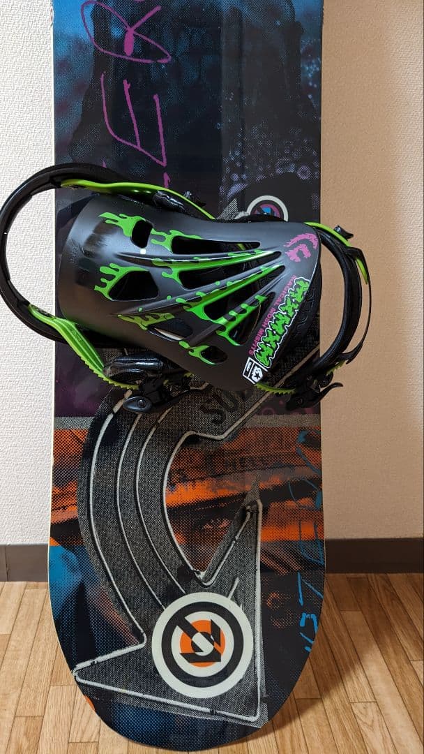 Nitro SVBZEROスノーボード FLUX ビンディング付き メンズ155