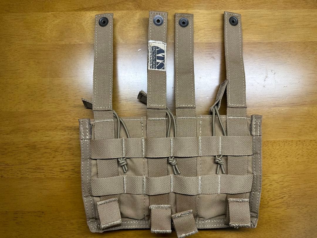 海兵隊 実物 USMC ATS TACTICAL GEAR 3連マガジンポーチ
