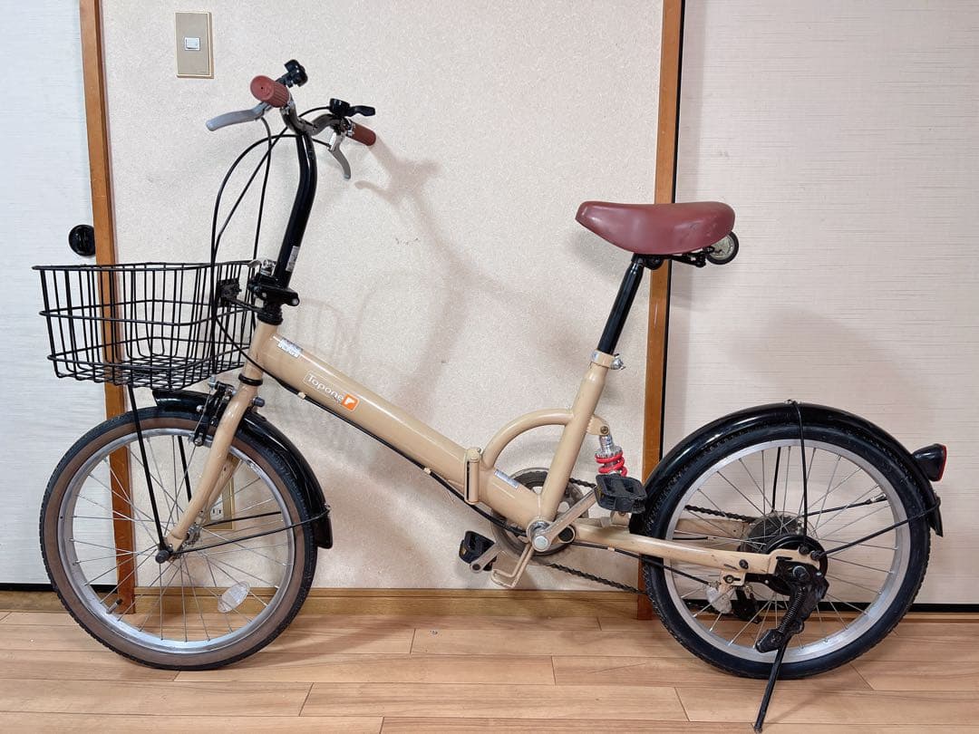トップワン 20インチ折りたたみ自転車-引取限定：埼玉県春日部市