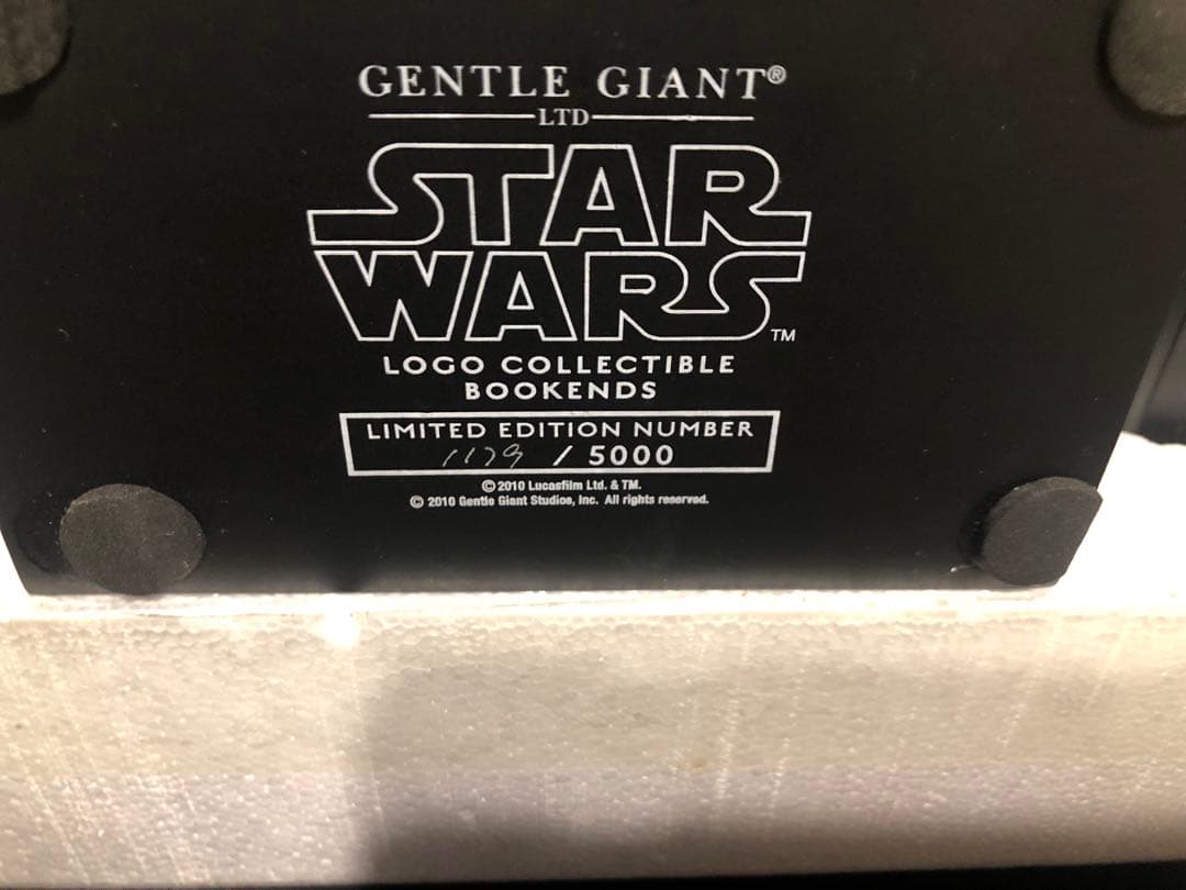 star wars ロゴ ブックエンド