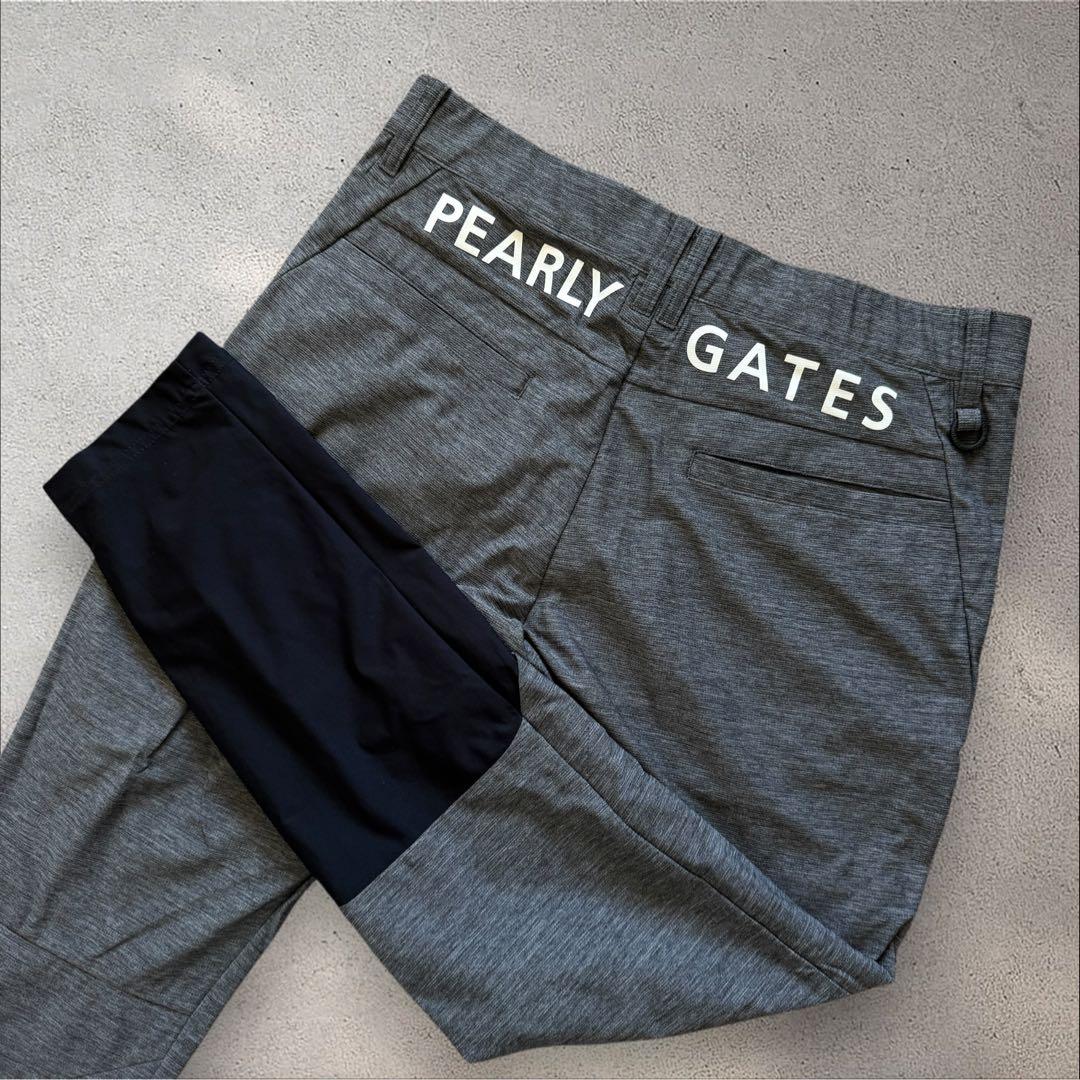 現行モデル　パーリーゲイツ　ジャケット　黒　パンツ　M〜L 黒セットアップ　4