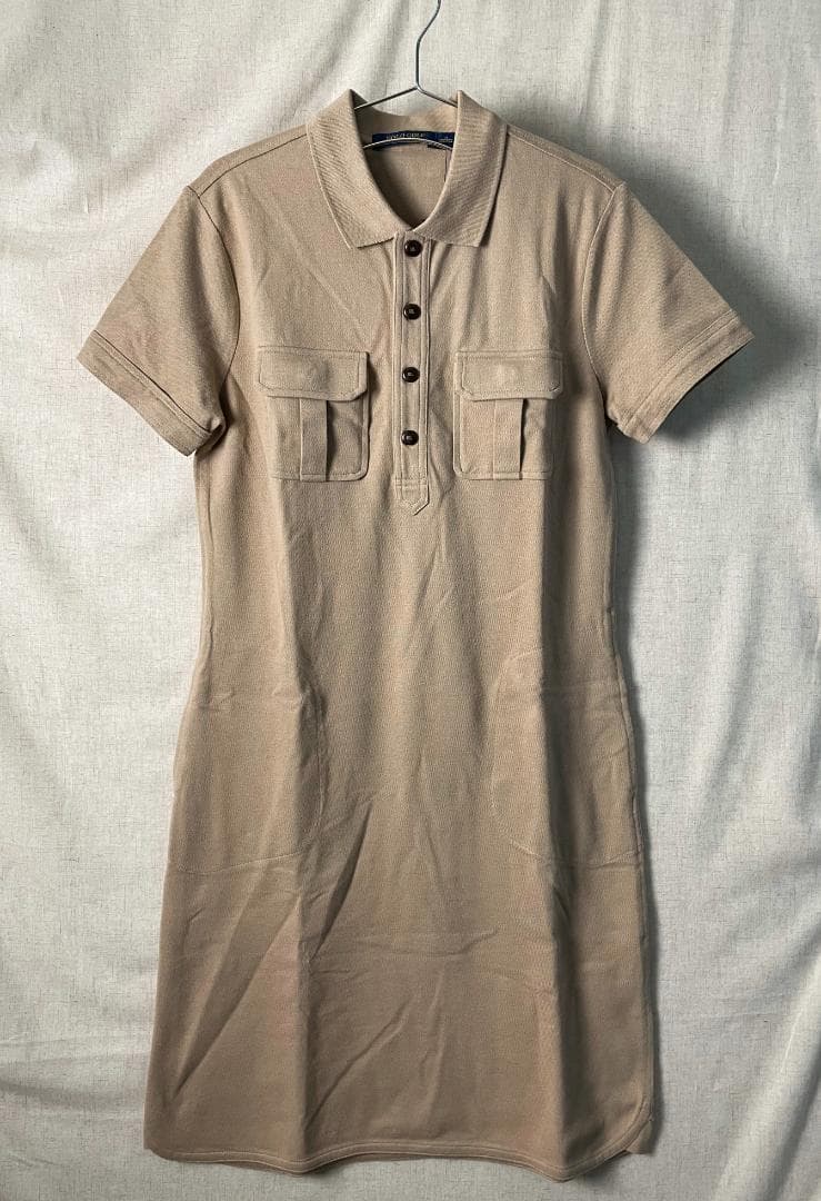 ★定価24,200円 新品 POLO GOLF ひざ下丈 ワンピース M ラルフ