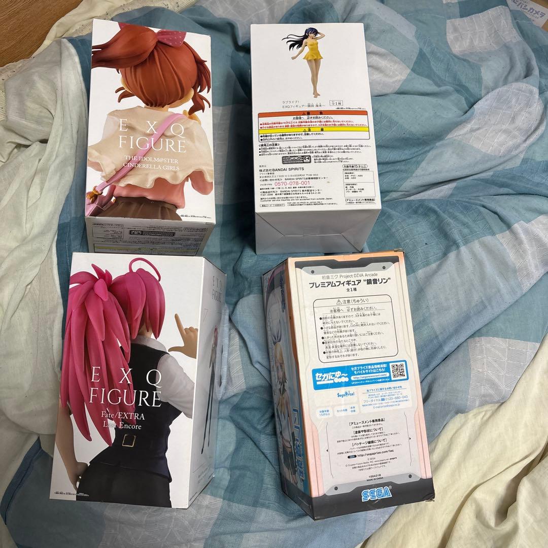 EXQ FIGURE フィギュアセット+鏡音リンフィギュアの合計4点セット