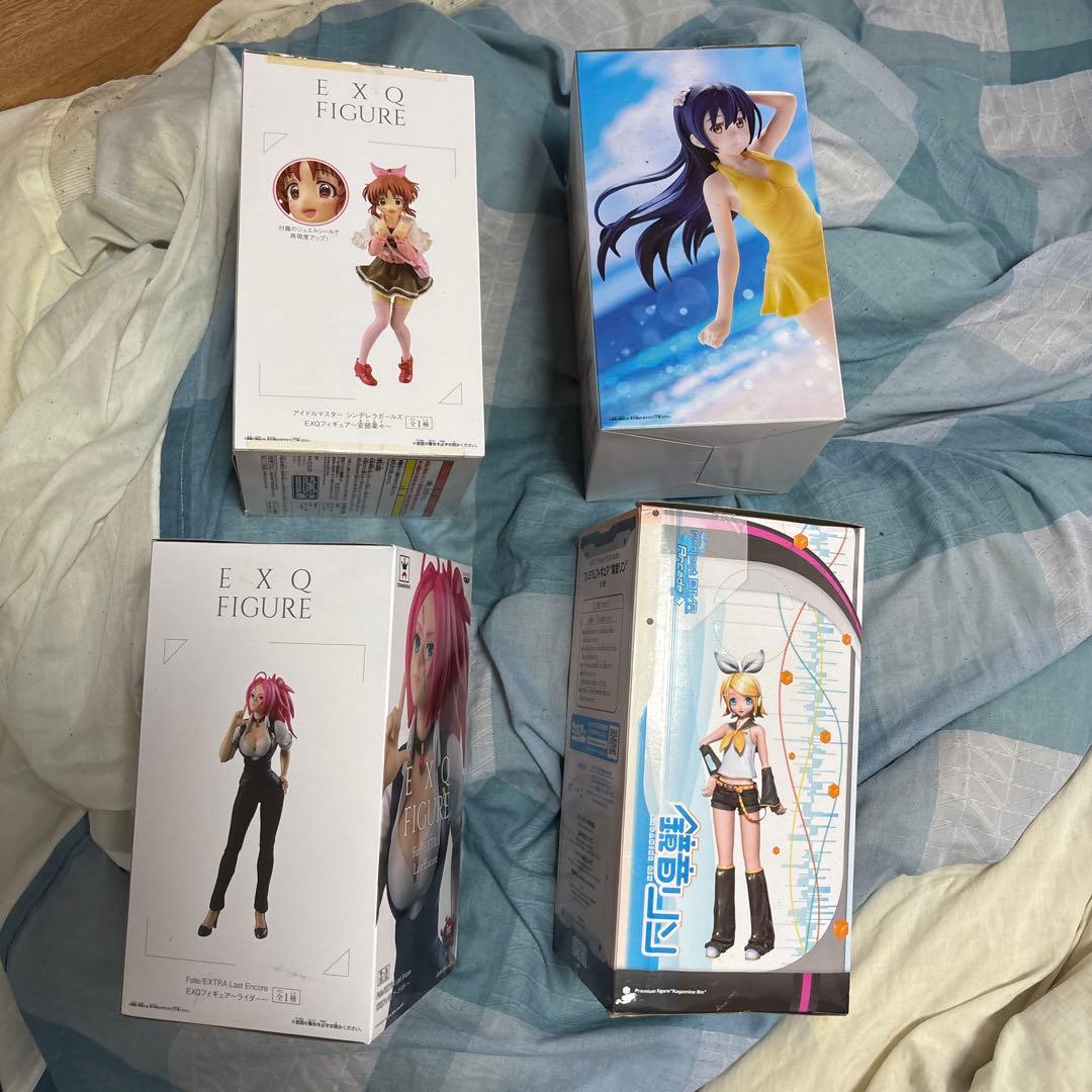 EXQ FIGURE フィギュアセット+鏡音リンフィギュアの合計4点セット