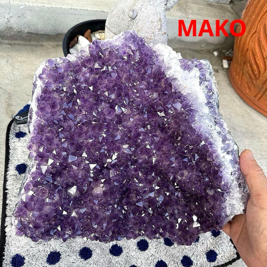 M1746☆アメジストクラスター8.0Kg☆天然石　原石☆N50704