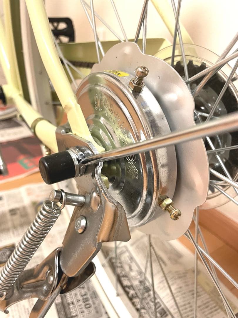 【神奈川県引取限定】自転車　26インチ 女の子6段変速asahi イエロー