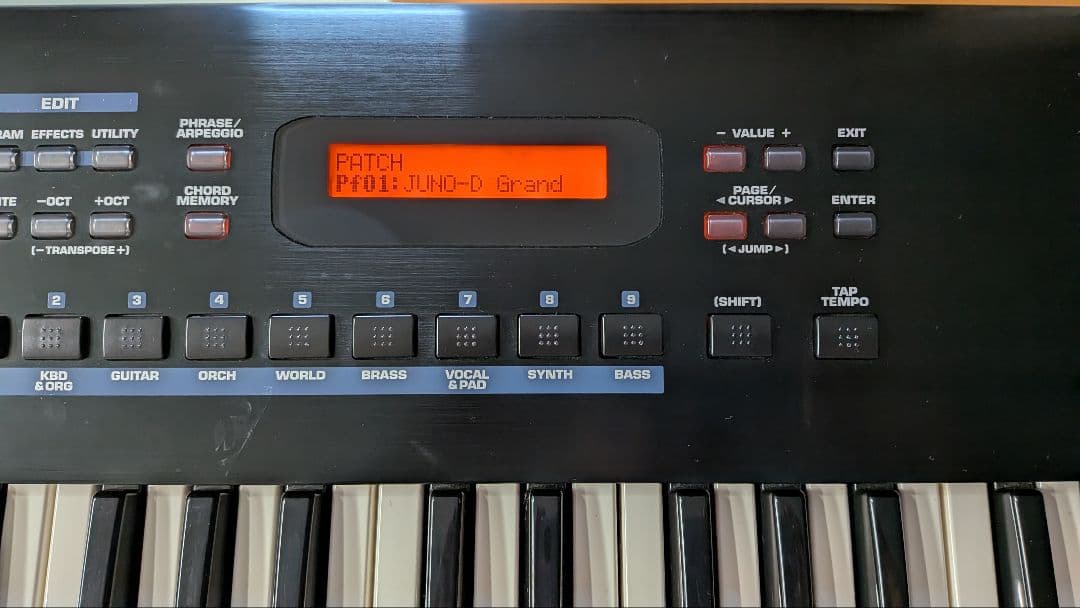 Roland JUNO-D シンセサイザー 61鍵　ソフトケース