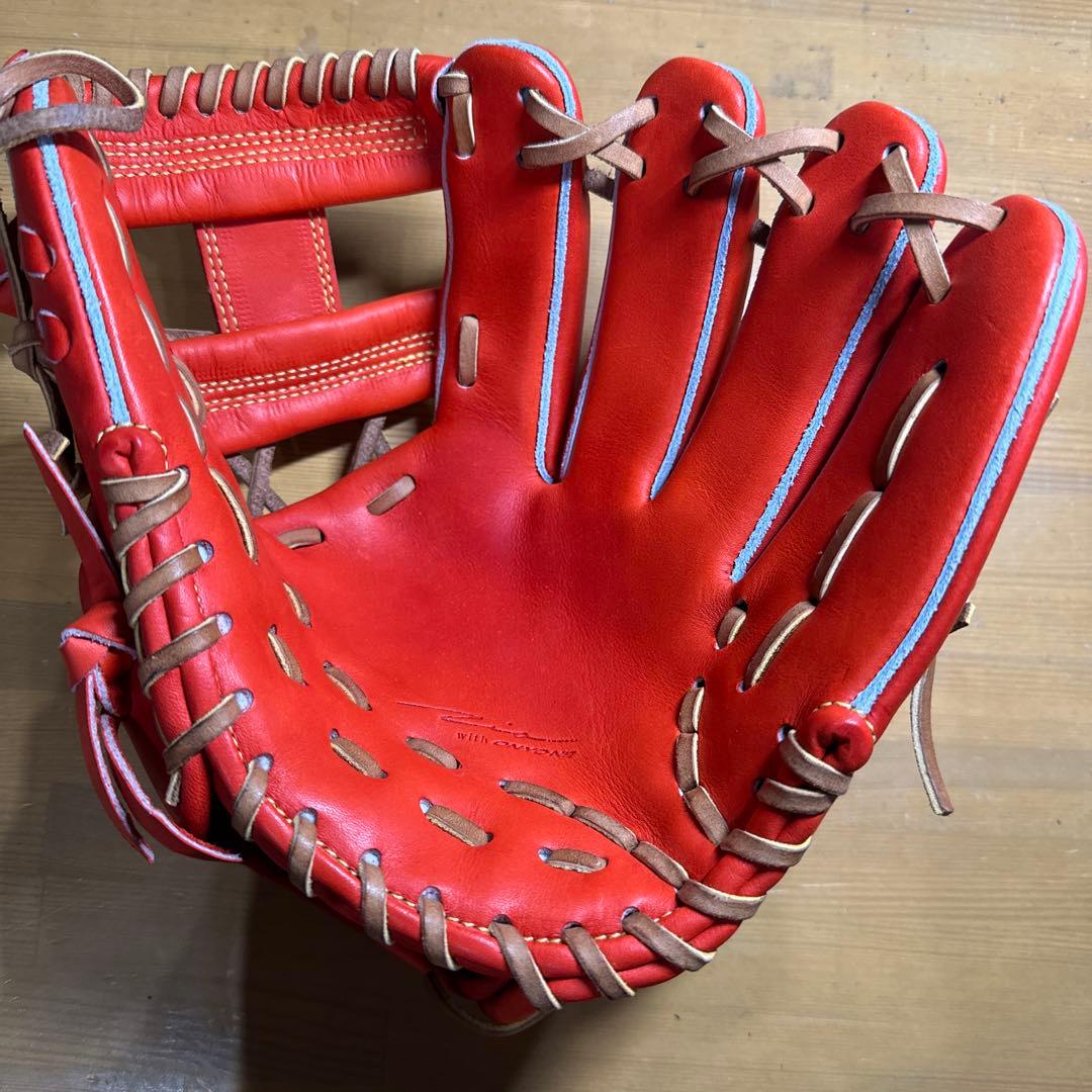 k*8様 オレンジ　レザー　硬式野球グローブ　アイピーセレクト　現品限りです！