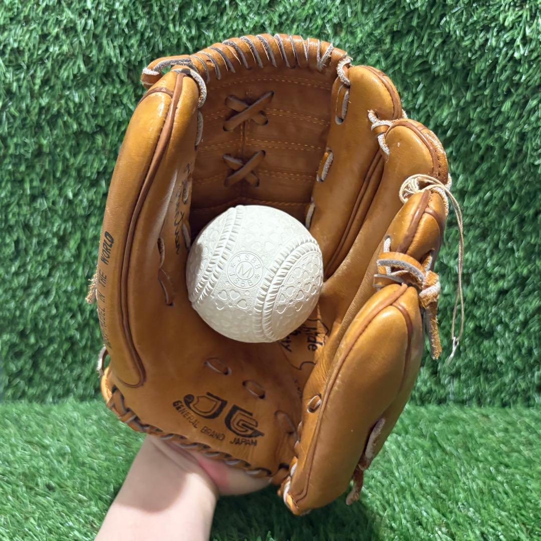 新品未使用デッドストック野球グラブ　グローブ　軟式用　内野手用　長嶋茂雄モデル