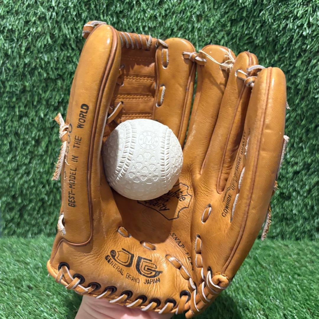 新品未使用デッドストック野球グラブ　グローブ　軟式用　内野手用　長嶋茂雄モデル