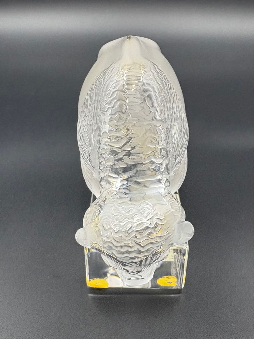 【希少】LALIQUE ルネ・ラリック　バイソン　彫像　ペーパーウエイト　置物