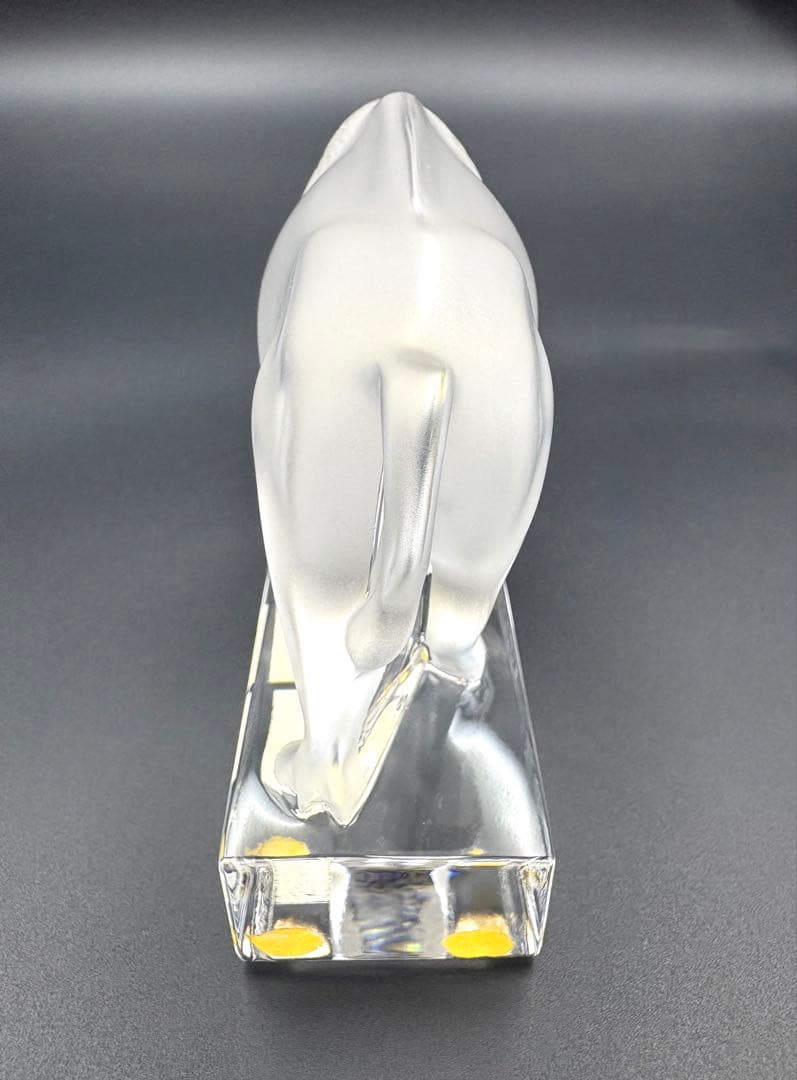 【希少】LALIQUE ルネ・ラリック　バイソン　彫像　ペーパーウエイト　置物