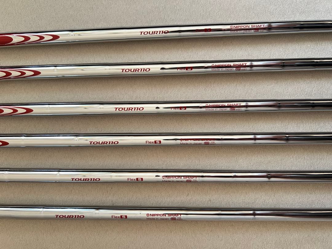 オノフ26KURO アイアンセットTOUR110(S) #5〜Pw 6本セット