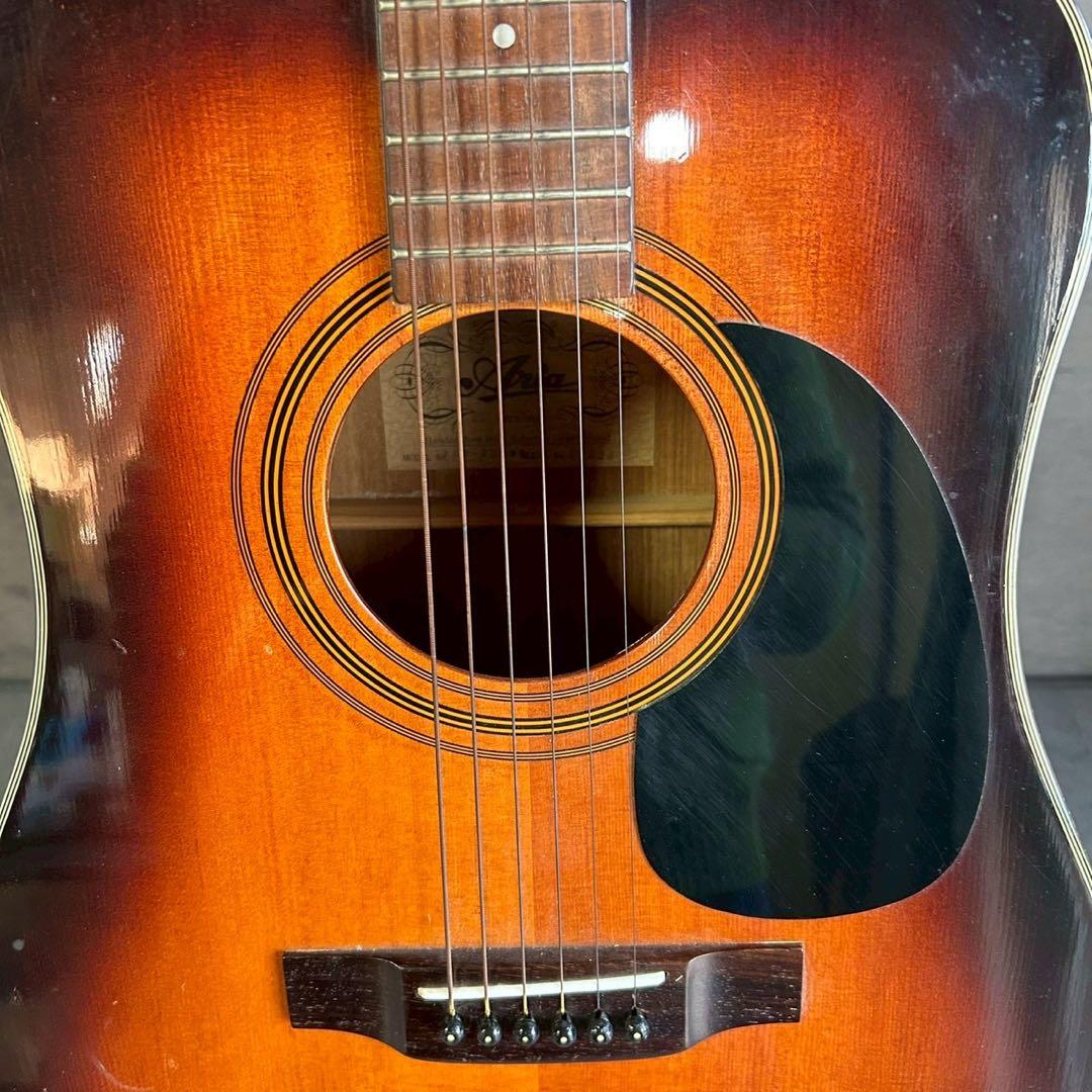 Aria アリア DW-200 アコースティックギター ケース付き　ヴィンテージ