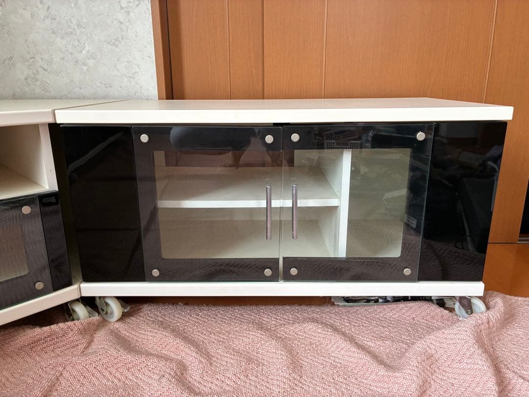 テレビ台 ホワイト ブラック
