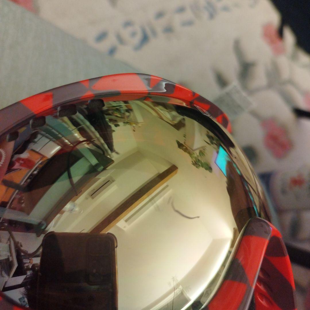 dice ゴーグル　赤　小キズあり