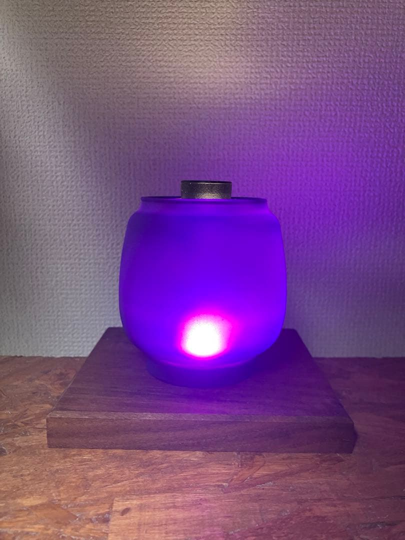 【製作サンプル】デイツ　フュアハンド向けホヤ　パープル（サンドブラストver）