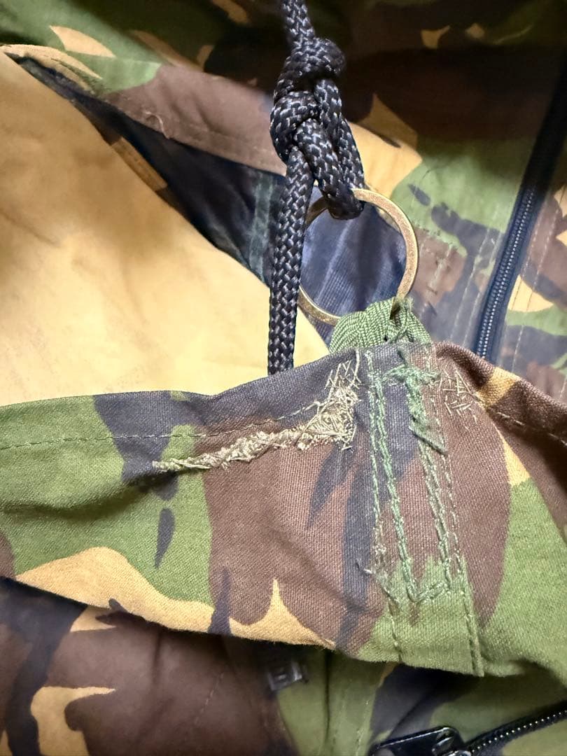 オランダ軍　ダッチアーミーテントＤＰＭ迷彩　補修跡有り