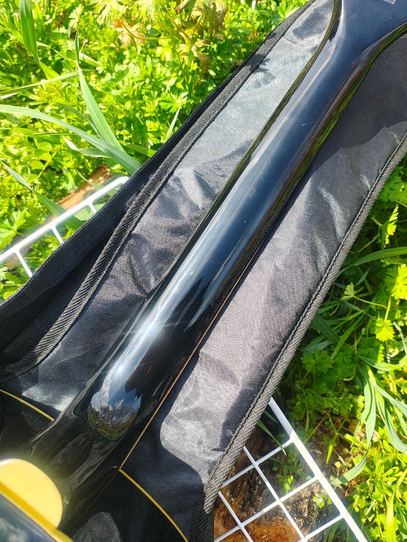 美品 Headway HJ-35/BLK ピアノブラック PU付エレアコ
