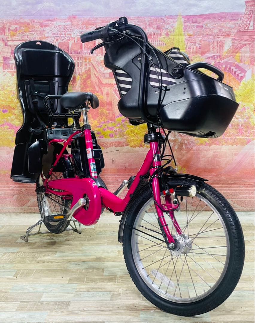 ZK3500 「大容量13.2Ah」電動自転車パナソニック 子供乗せ 20インチ