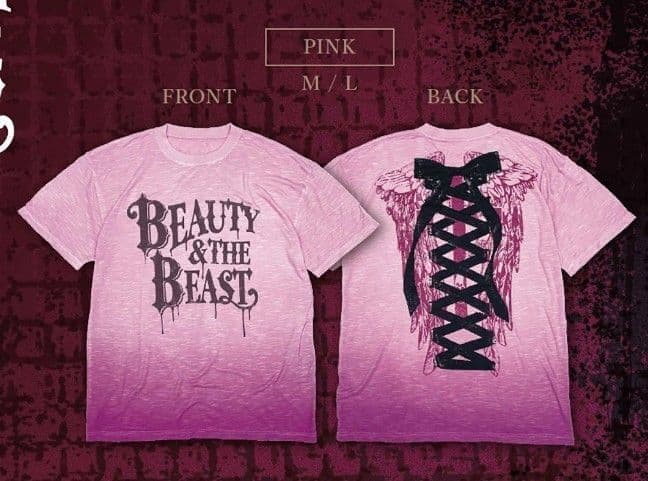 HYDE 2025 BEAUTY & THE BEAST限定 ピンク M
