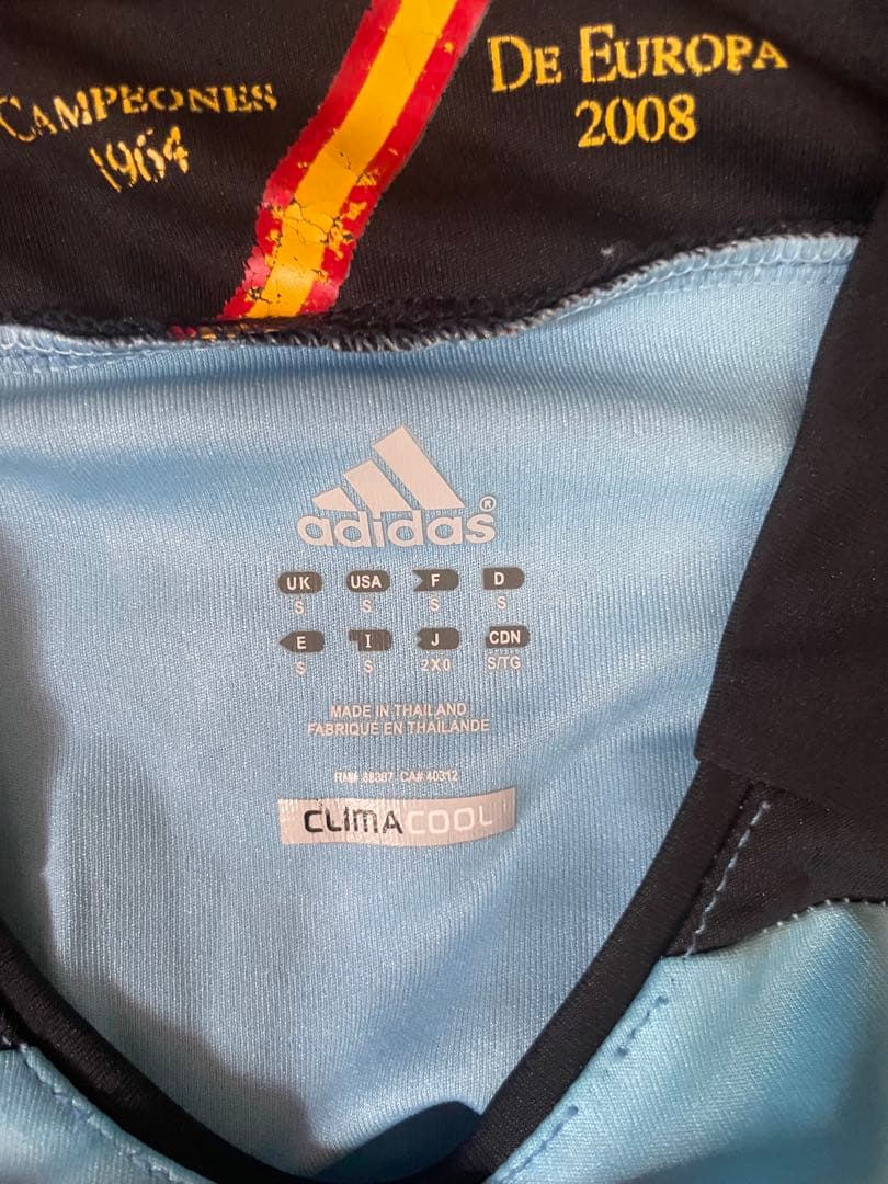 希少 adidas スペイン代表 ビジャ長袖