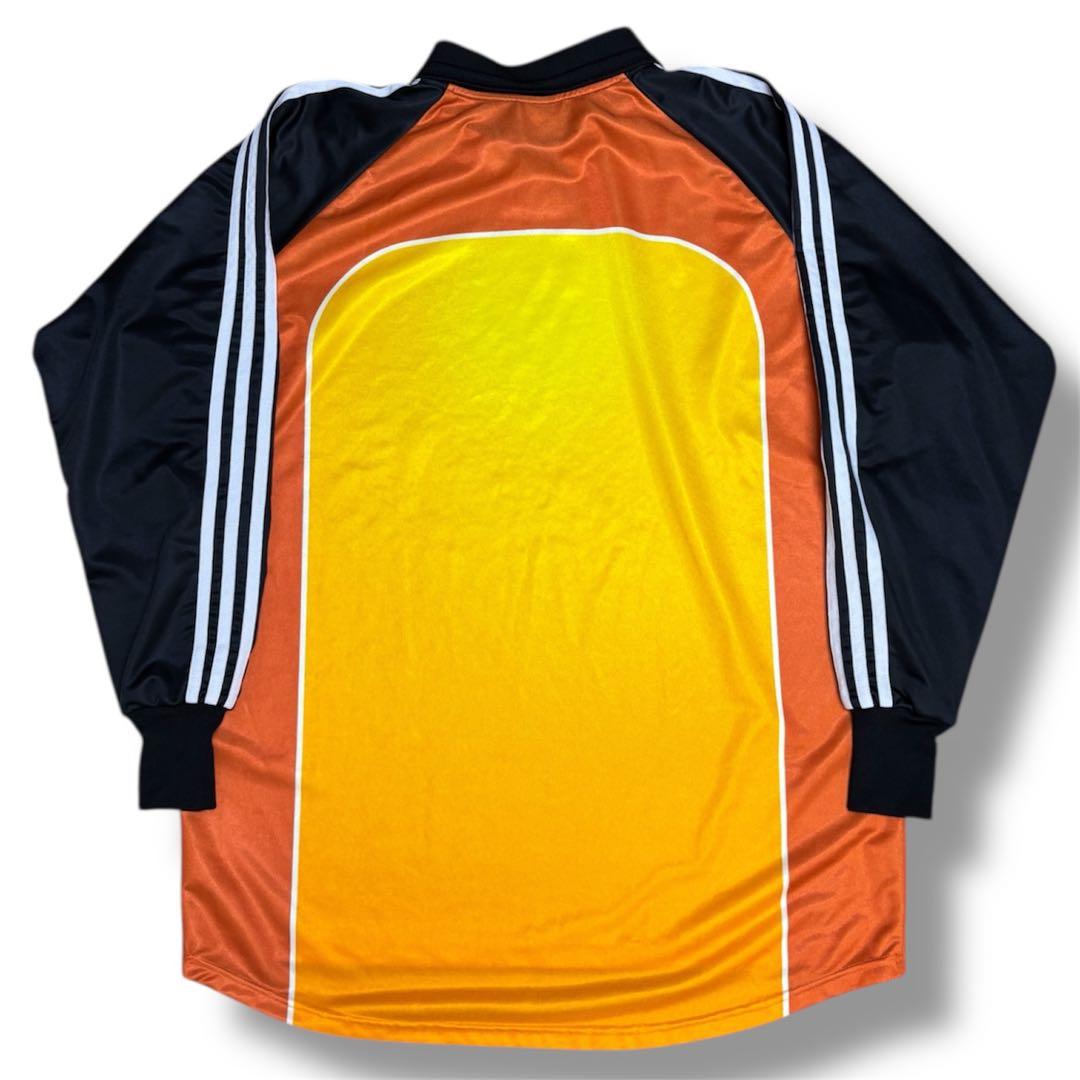 90s00s y2k adidas サッカーシャツ ゴールキーパー　オレンジ