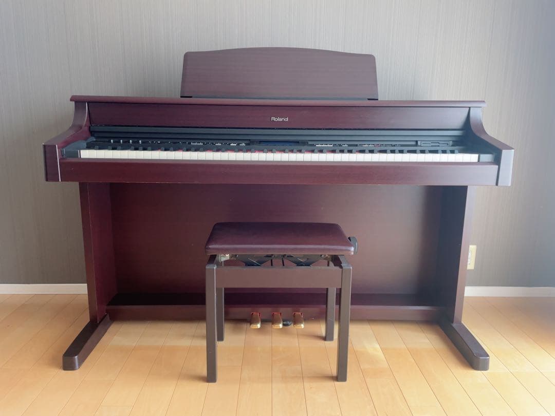 引取限定・兵庫・4/19迄 Roland 電子ピアノKR-377D 椅子付