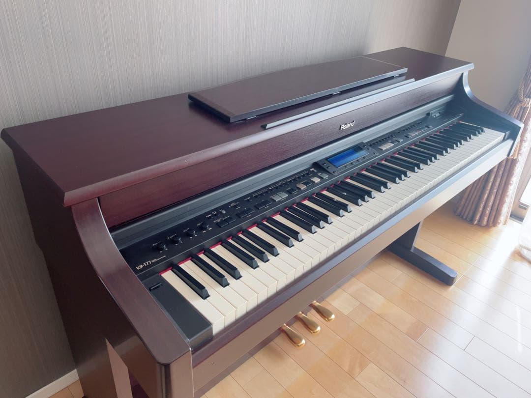 引取限定・兵庫・4/19迄 Roland 電子ピアノKR-377D 椅子付