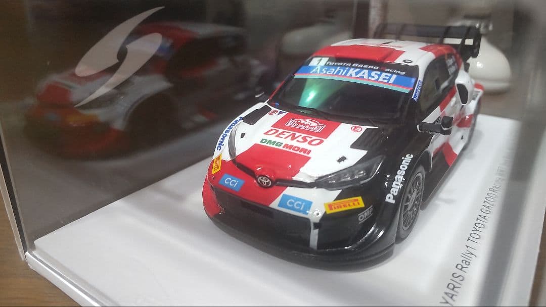 スパーク製.トヨタＧＲヤリス.ラリー１.２０２２年ラリーモンテカルロ仕様