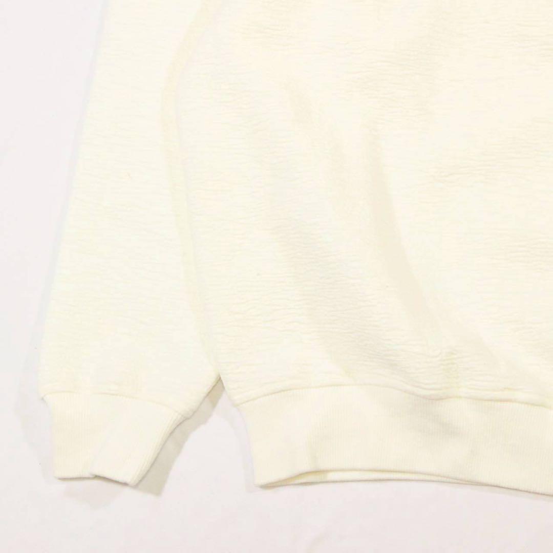 美品✨️HENRY VAL　ヘンリーバル【LL】ハーフジップ　トレーナー　白